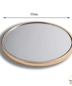 Gương mini 1 mặt mạ vàng cao cấp in logo theo yêu cầu